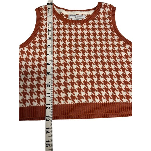 Houndstooth Cardigan & Tank Top Set For Girls - Sincerely Jules - Picture 9 of 12